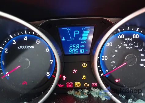 2014 Hyundai Tucson Se from USA, damaged, VIN KM8JU3AG3EU920464